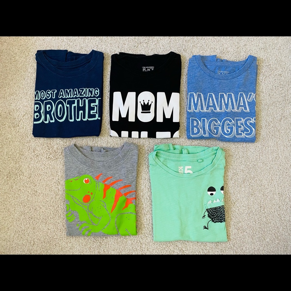 Boys short sleeve shirts size 5